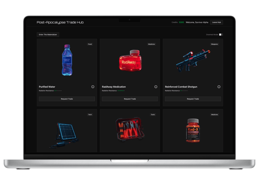 POST-APOCALYPSE TRADE HUB